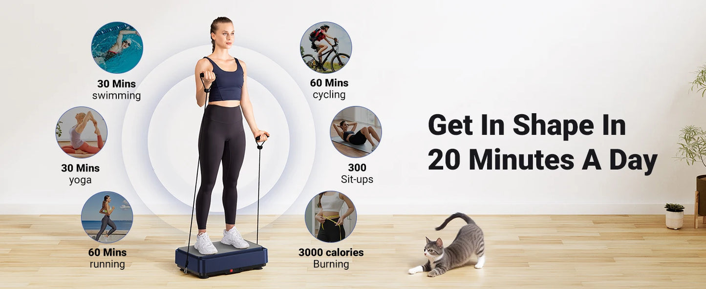 Vibration Plate Exercise Machine