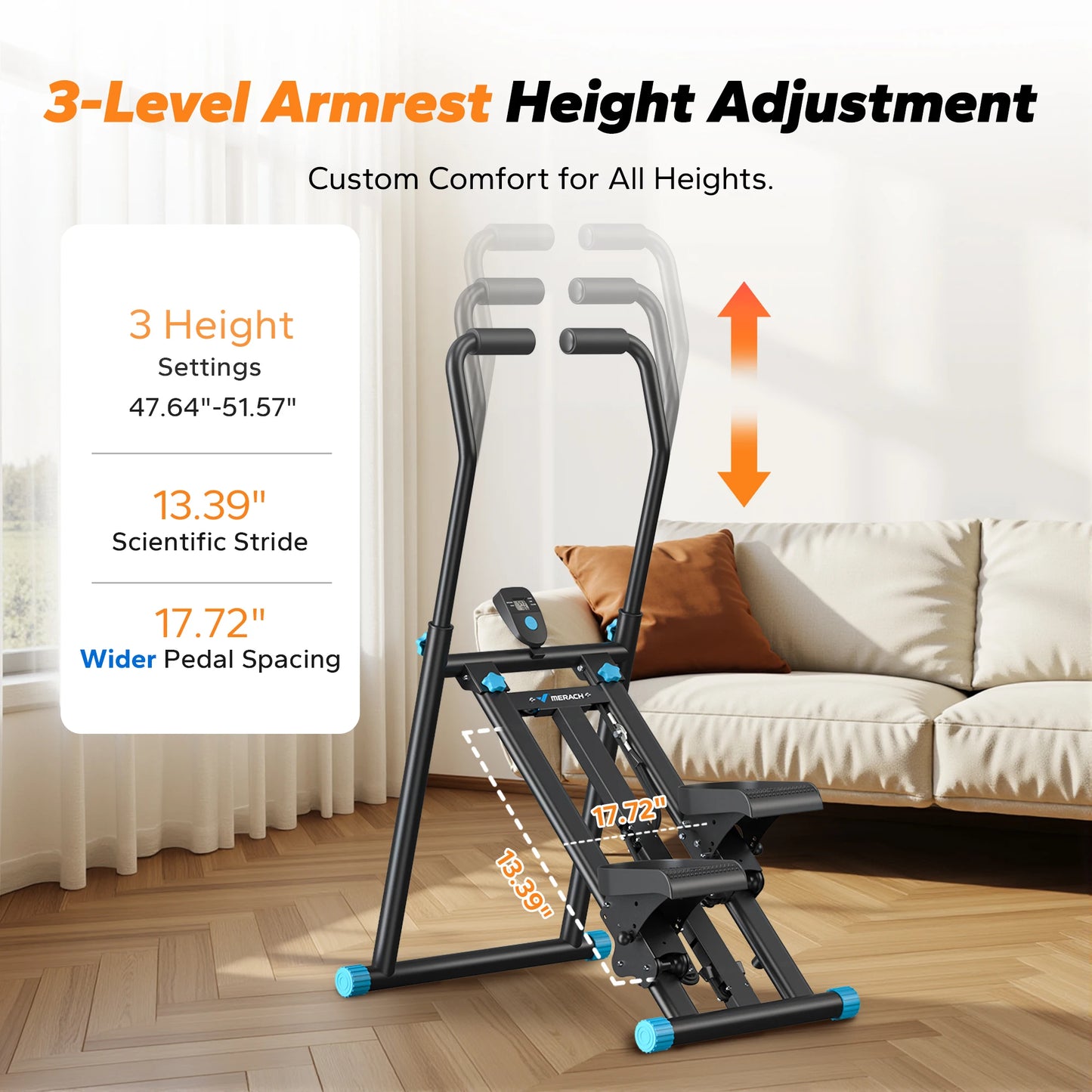 Vertical Compact Folding Exercise Climber
