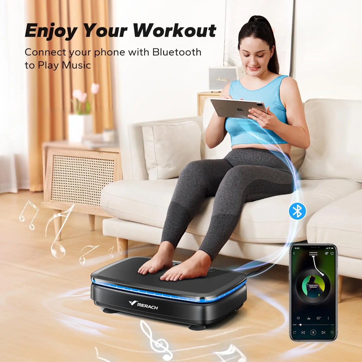 Vibration Plate Exercise Machine