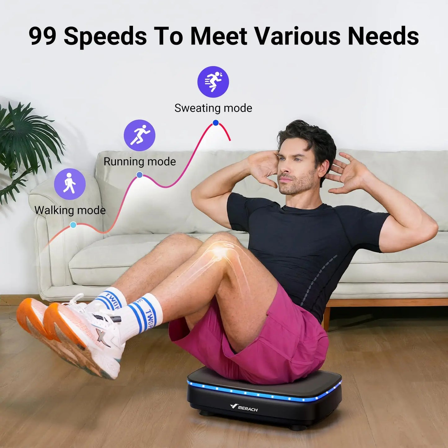 Vibration Plate Exercise Machine
