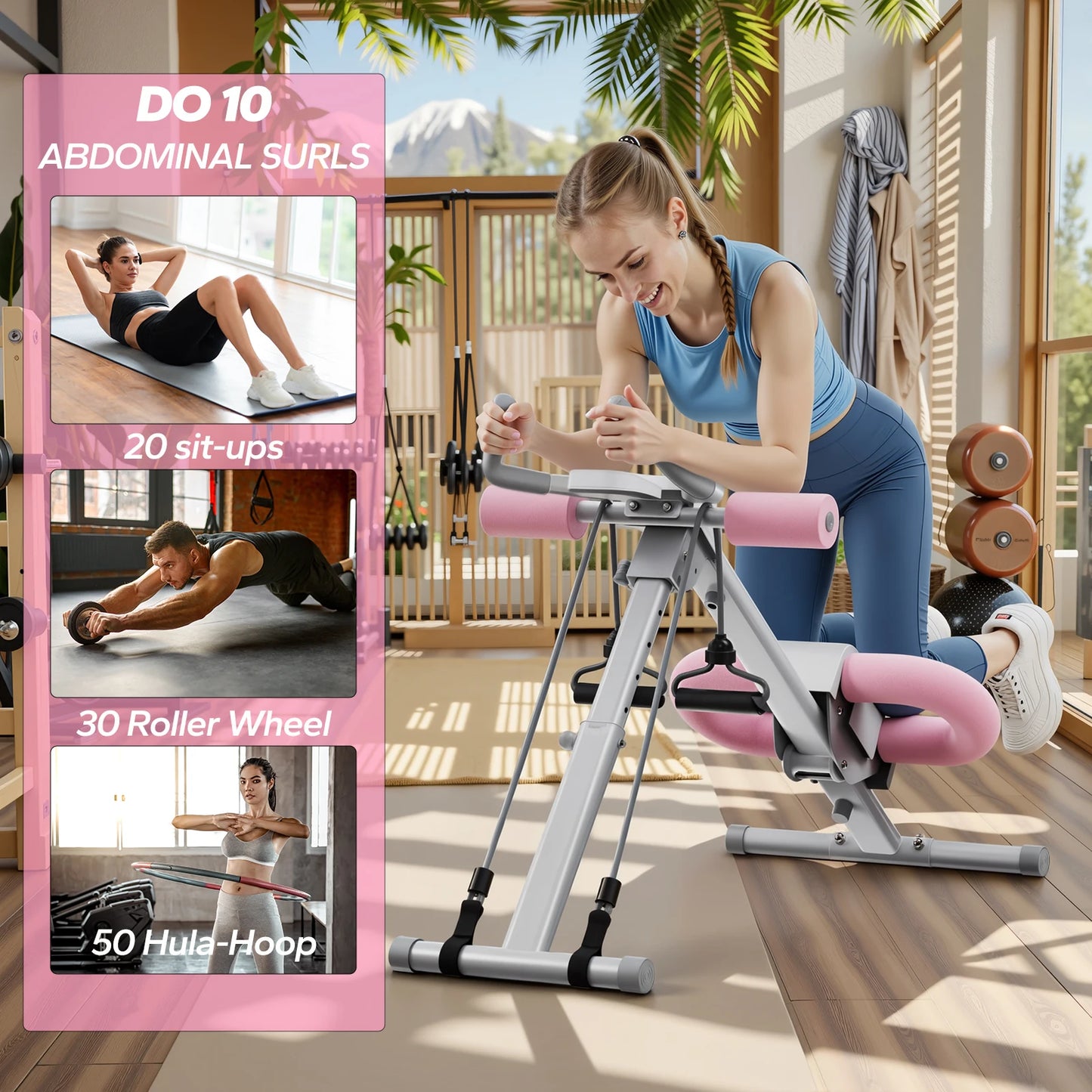 Foldable Ab Machine
