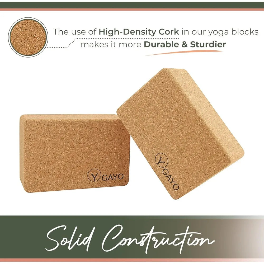 Premium Cork All-in-One Yoga Kit