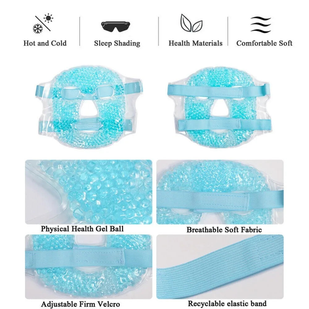 Full Face Therapy Mask with Gel Beads