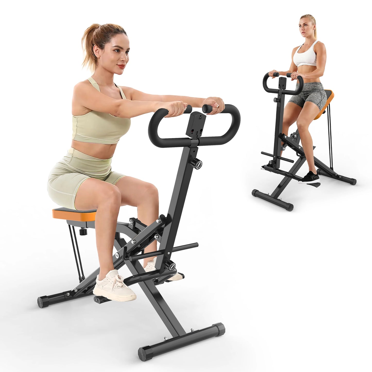 Fordable Resistance Band Squat Machine
