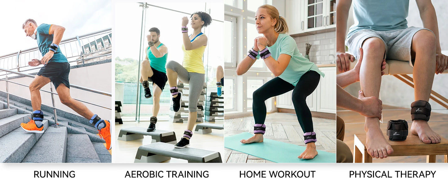 Adjustable Wrist and Ankle Weights 1-10 lbs