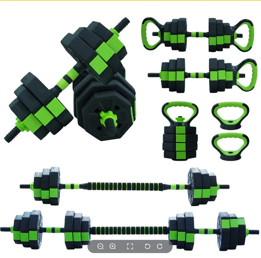 4 in 1 Adjustable Kettlebell/Dumbbell Set