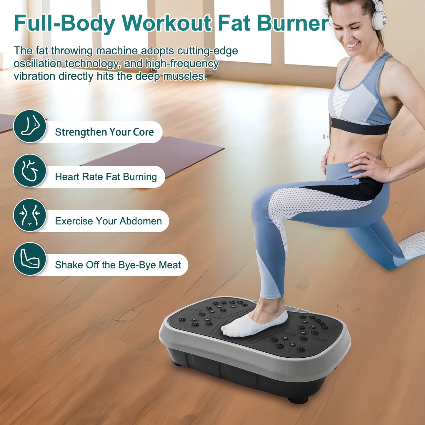 Vibration Plate Exercise Machine Fat-Burning