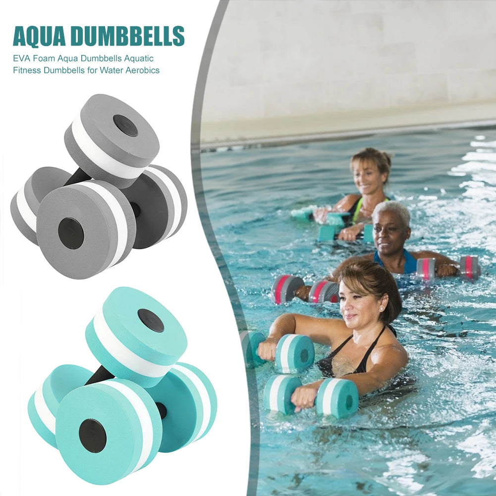 2x Water Aerobics Dumbbell Aquatic Barbell