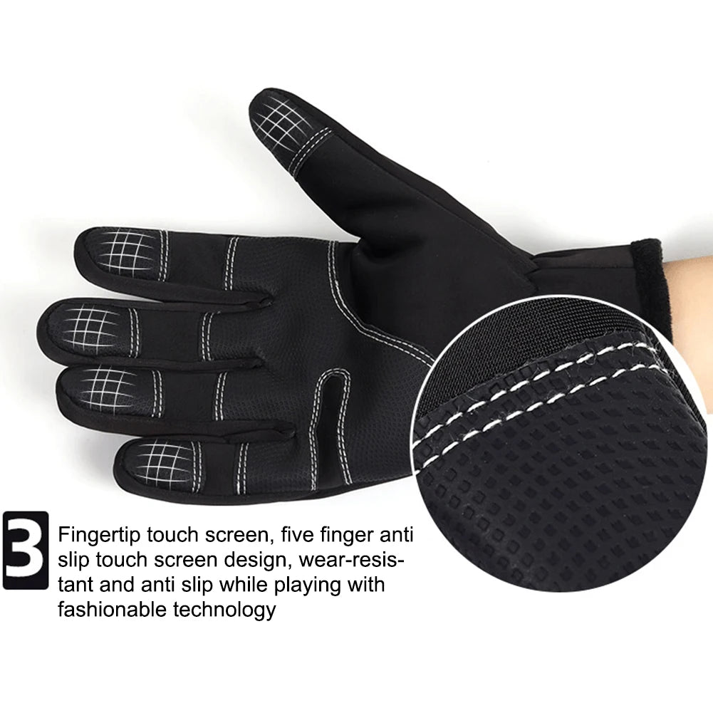 Heated Sports Touch Screen Waterproof /Windproof Gloves