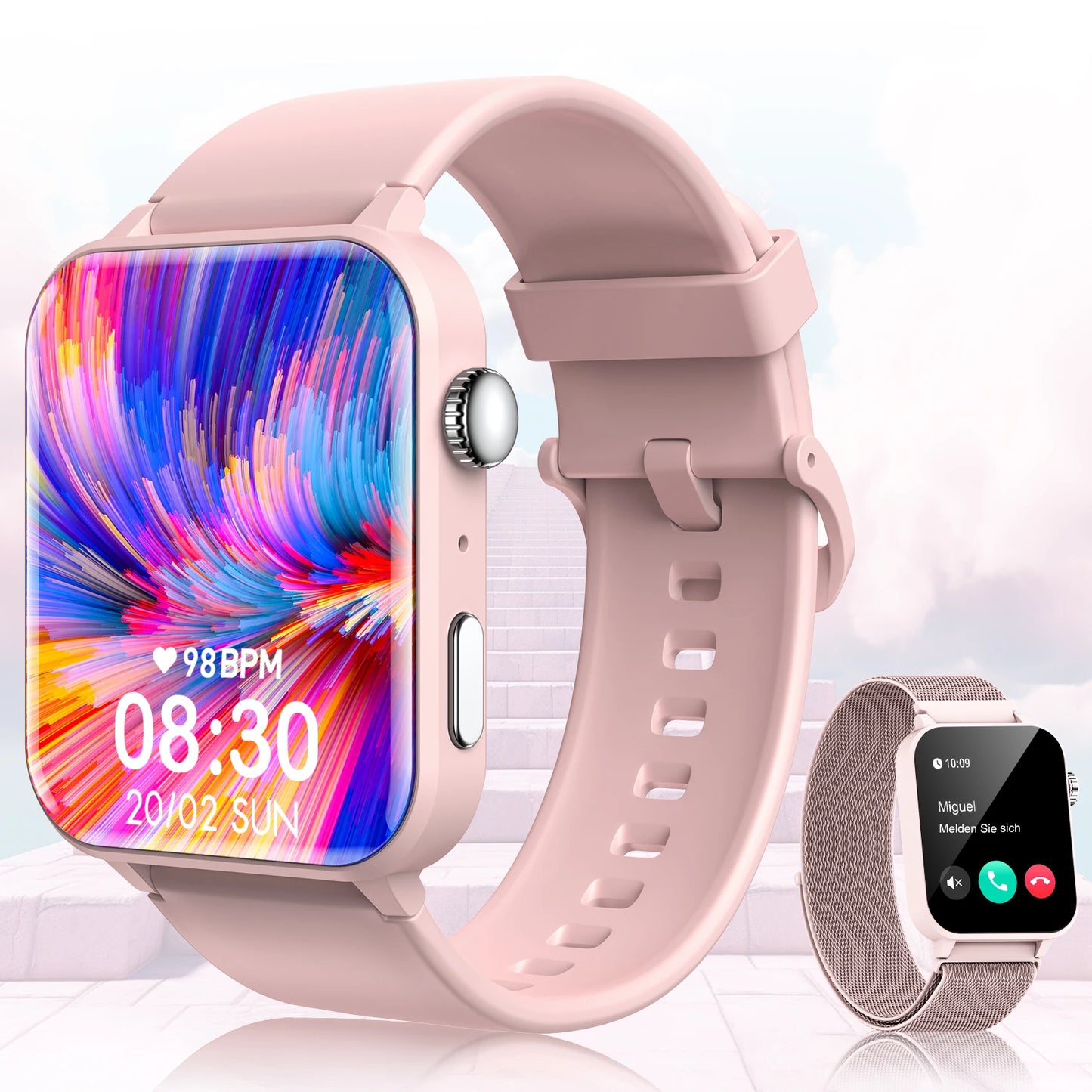100+ Sports Modes/Health Monitor Smartwatch