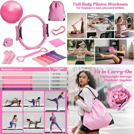 Pilates Ring Essentials Kit for Women