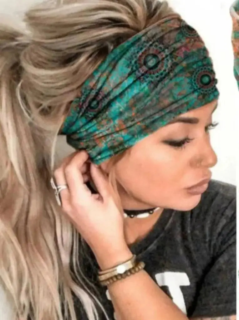 Sweat Absorbent Breathable Female Wide Edge Headwear