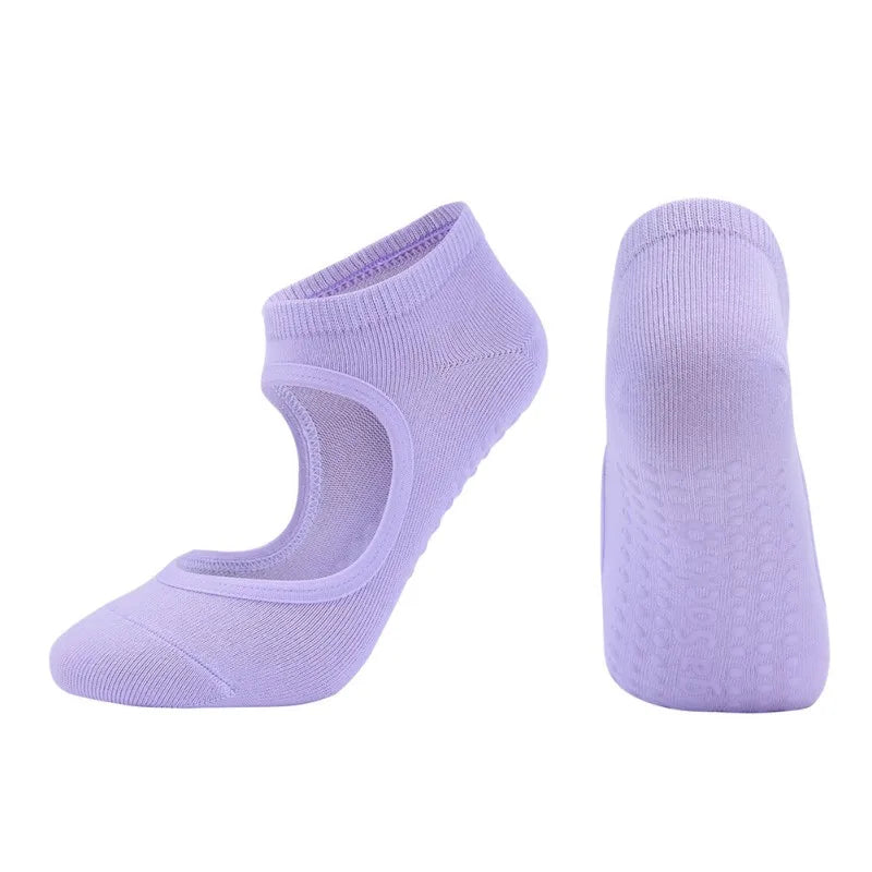 1 Pair Anti-Slip Breathable Pilates Socks
