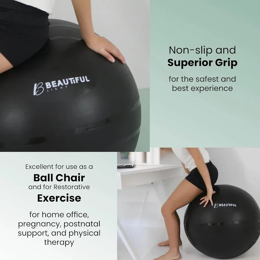 Extra thick and durable yoga ball