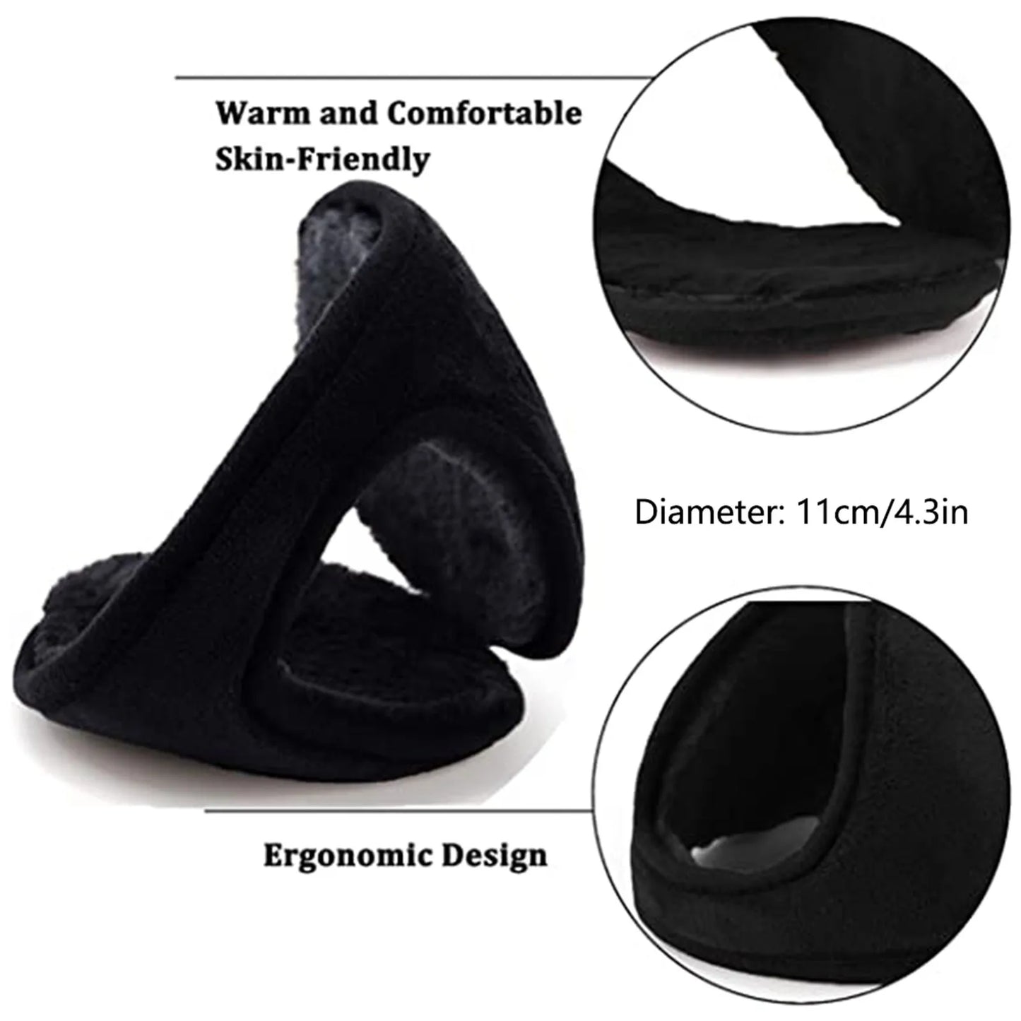 Unisex Forldable Winter Ear Muffs