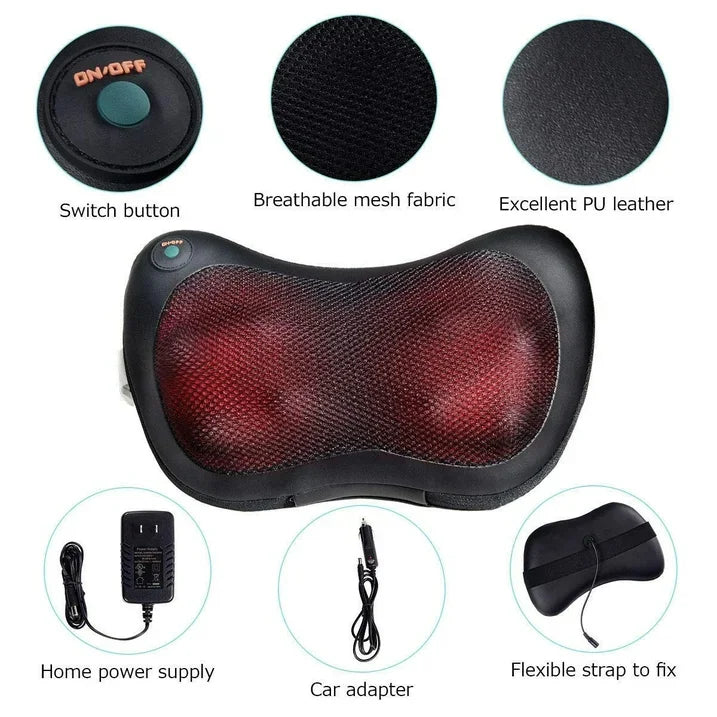 4 Head And Neck Protection Massage Pillow