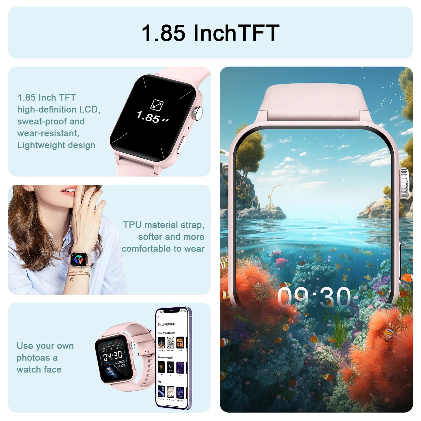 Smartwatch Blood Oxygen 100+ Sports Modes