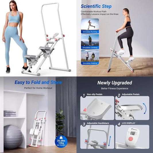 Compact and Foldable Home Vertical Climber