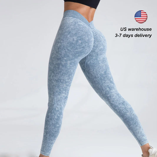 V Back Yoga Pants
