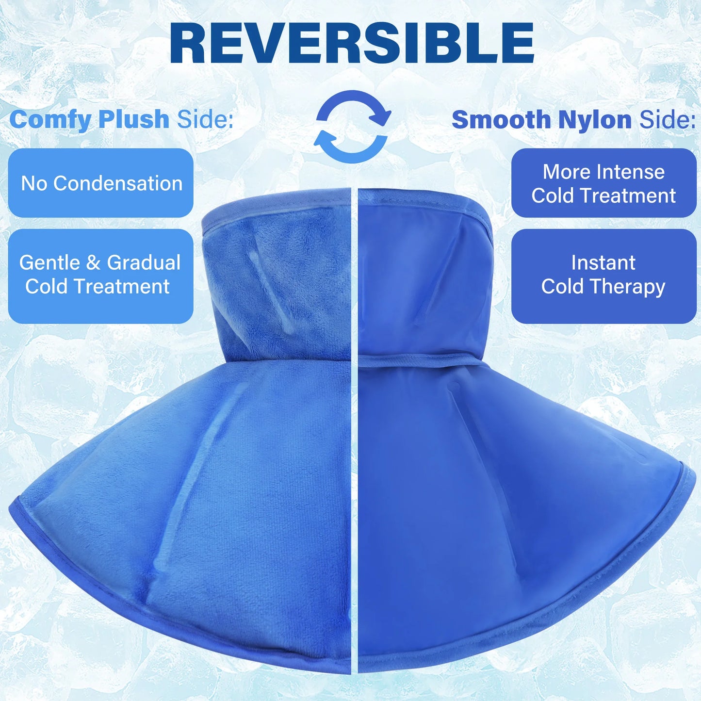 Reusable Cold Neck Wrap for Pain Relief