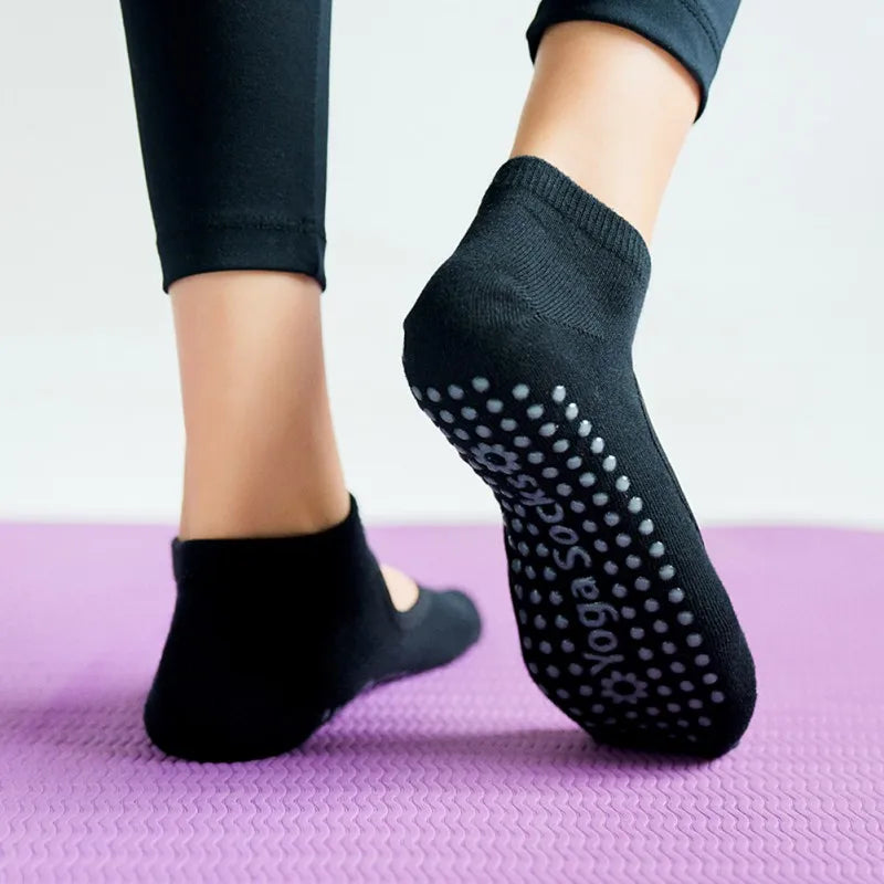 1 Pair Anti-Slip Breathable Pilates Socks