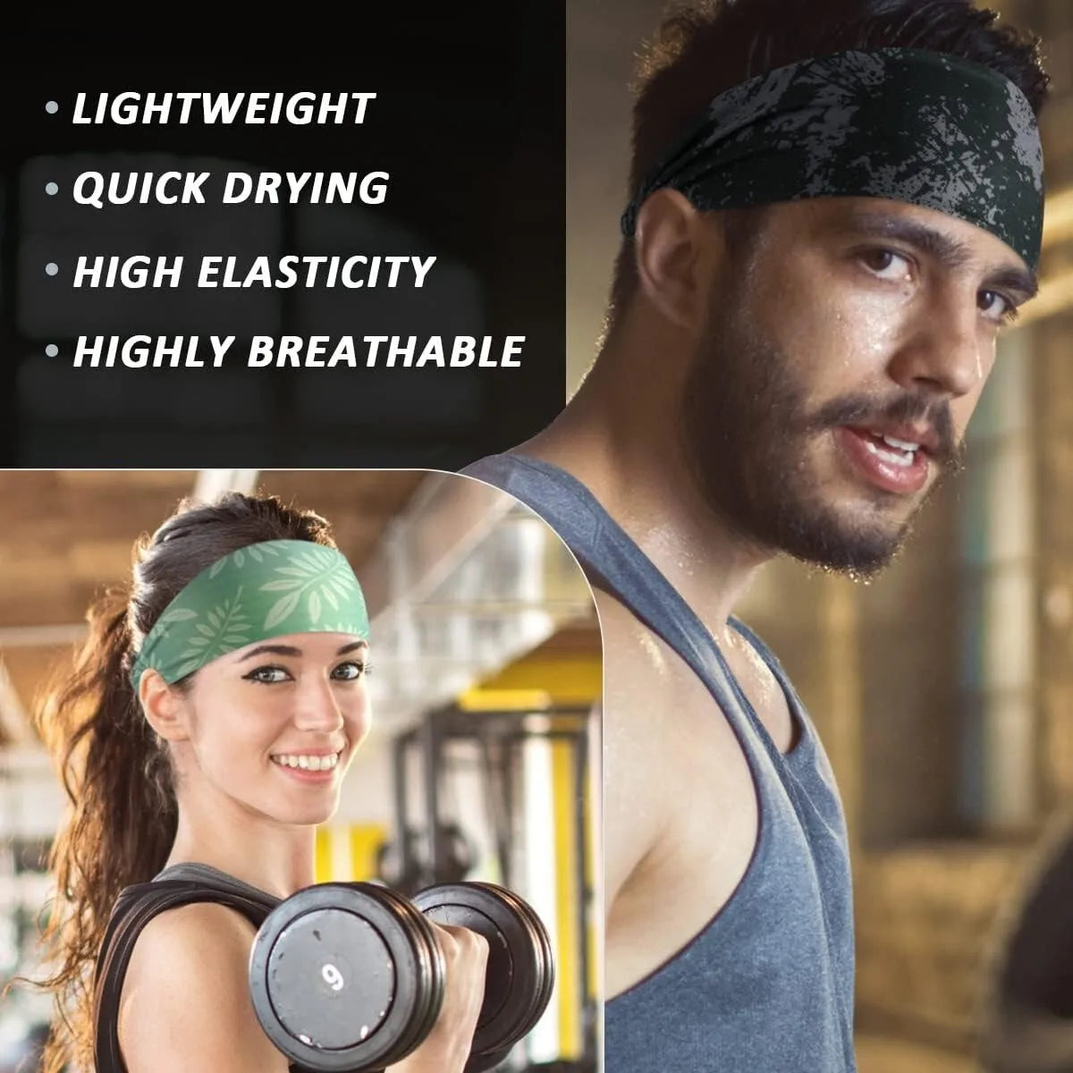 Moisture Wicking Workout Sweatband