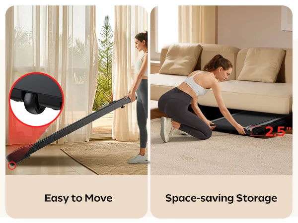 2.5 HP Incline Under-Desk Treadmill