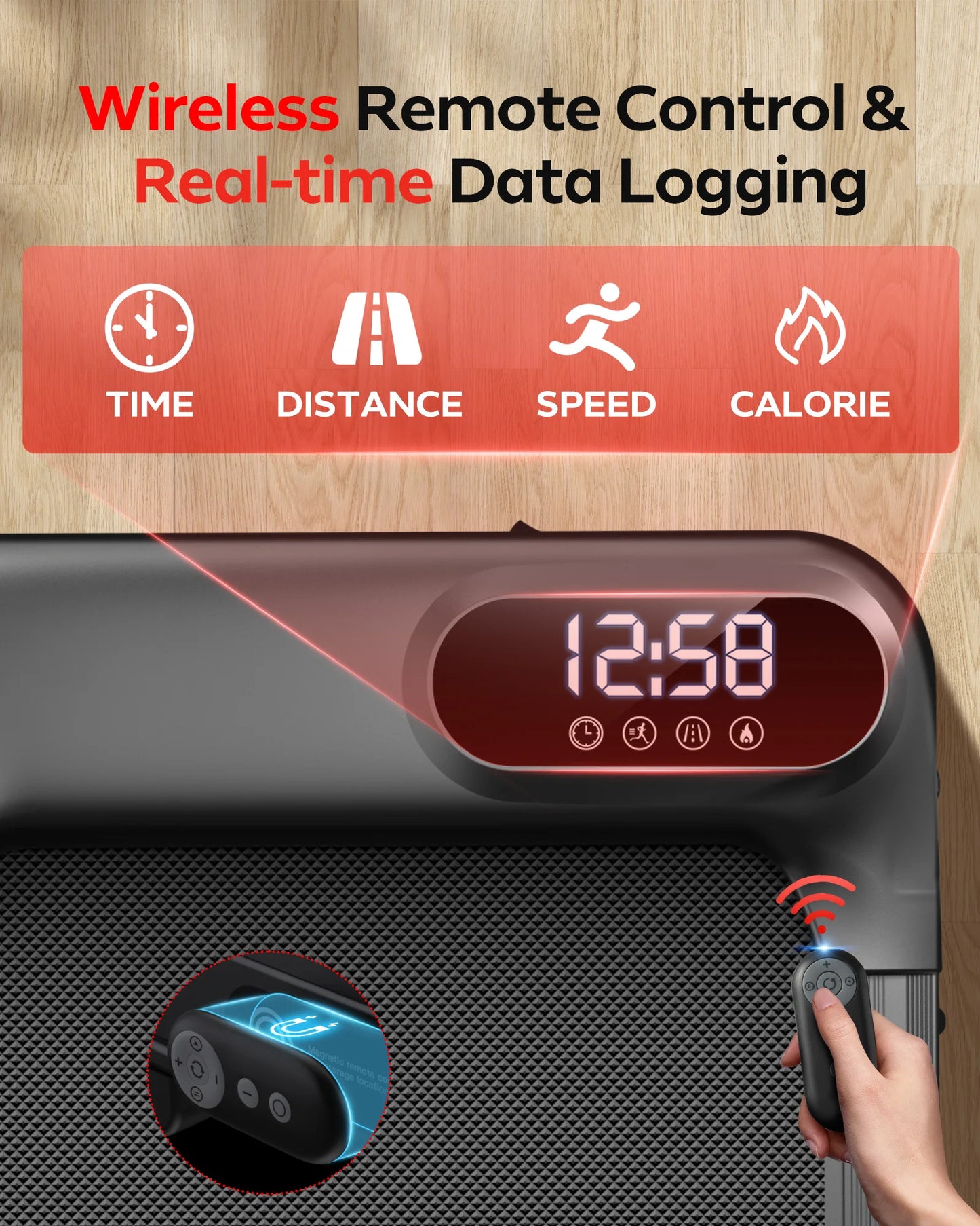 2.5 HP Incline Under-Desk Treadmill