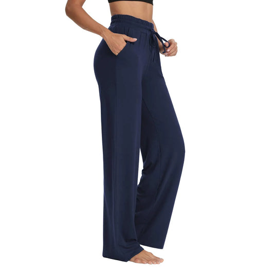 Wide Leg Yoga Pants with Pockets