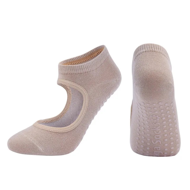 1 Pair Anti-Slip Breathable Pilates Socks