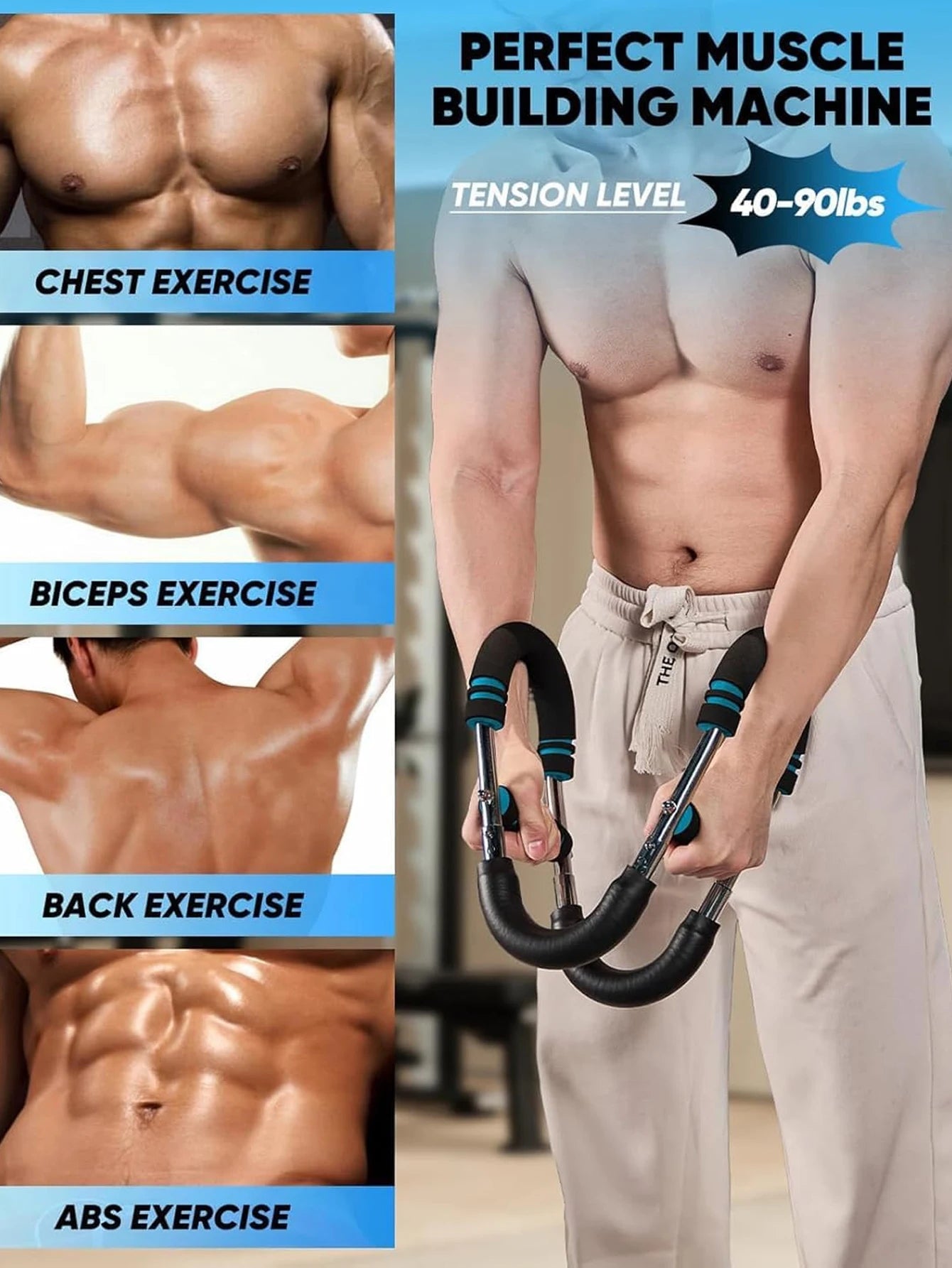 Adjustable Arm/Shoulder/Chest-Expander Trainer