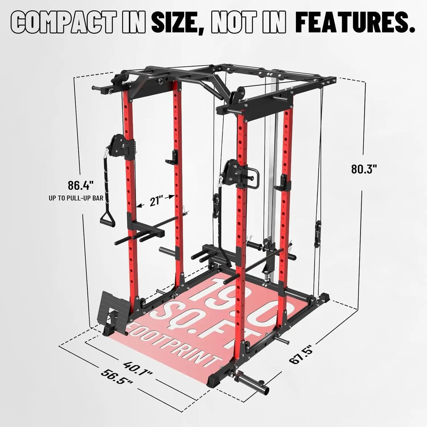 Cable Crossover System with LAT Pull Down