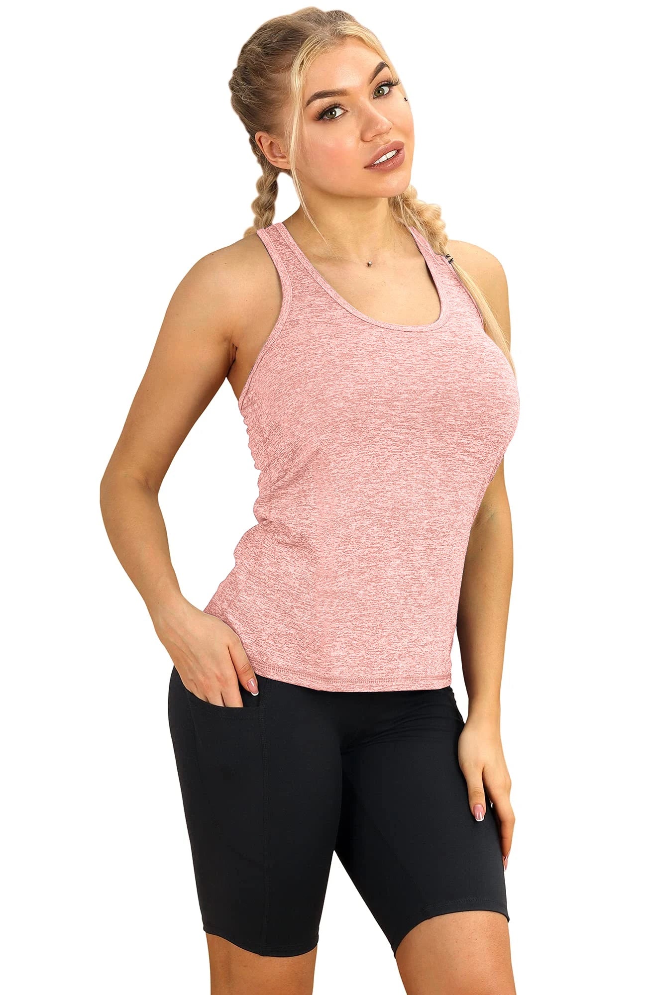 3 Pcs Yoga Tops Quick Dry