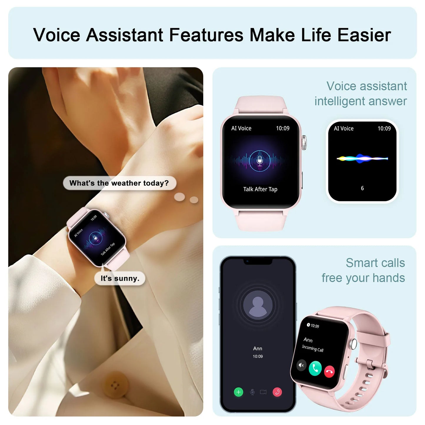 Smartwatch Blood Oxygen 100+ Sports Modes