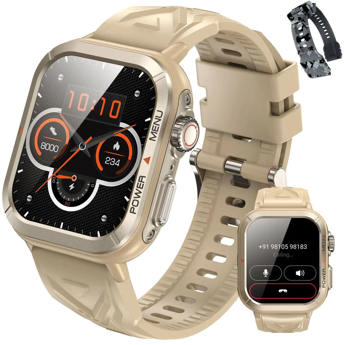 Waterproof Smartwatch Bluetooth Calling Fitness Tracking