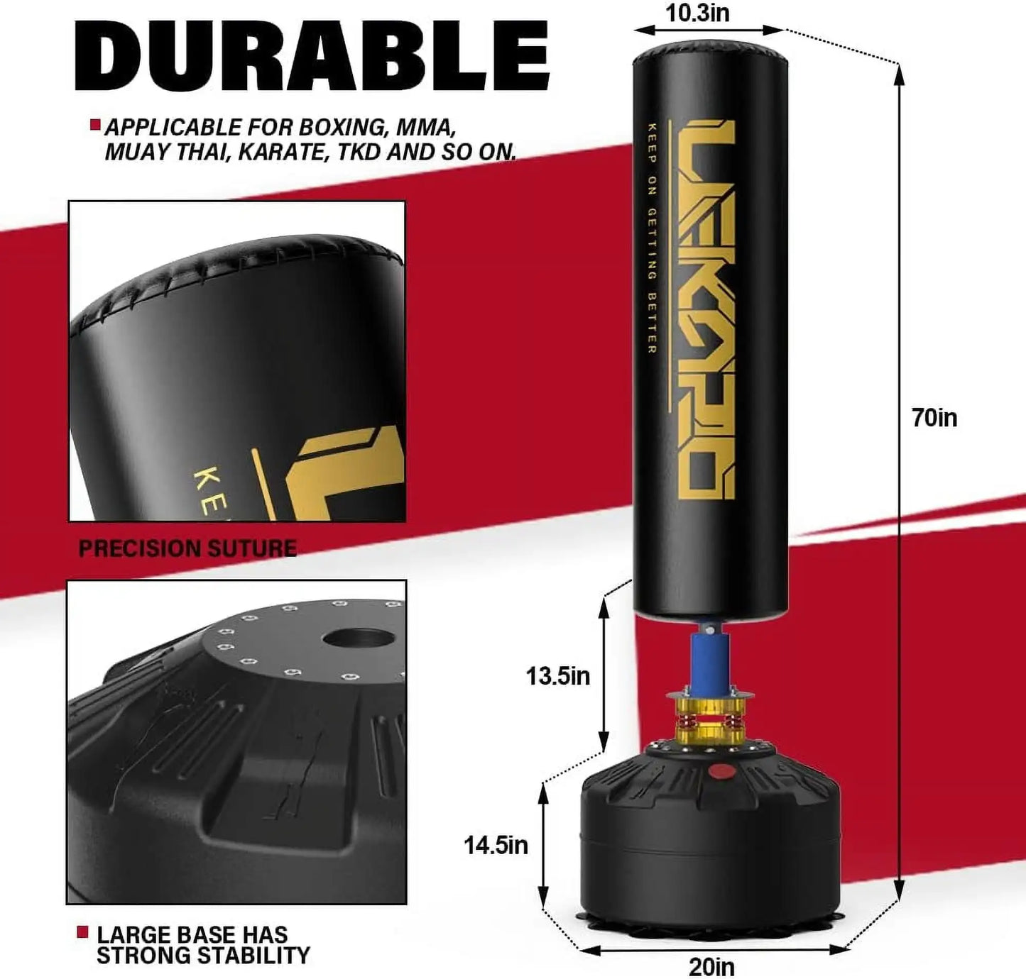 Standing sandbag, boxing bag with suction cup