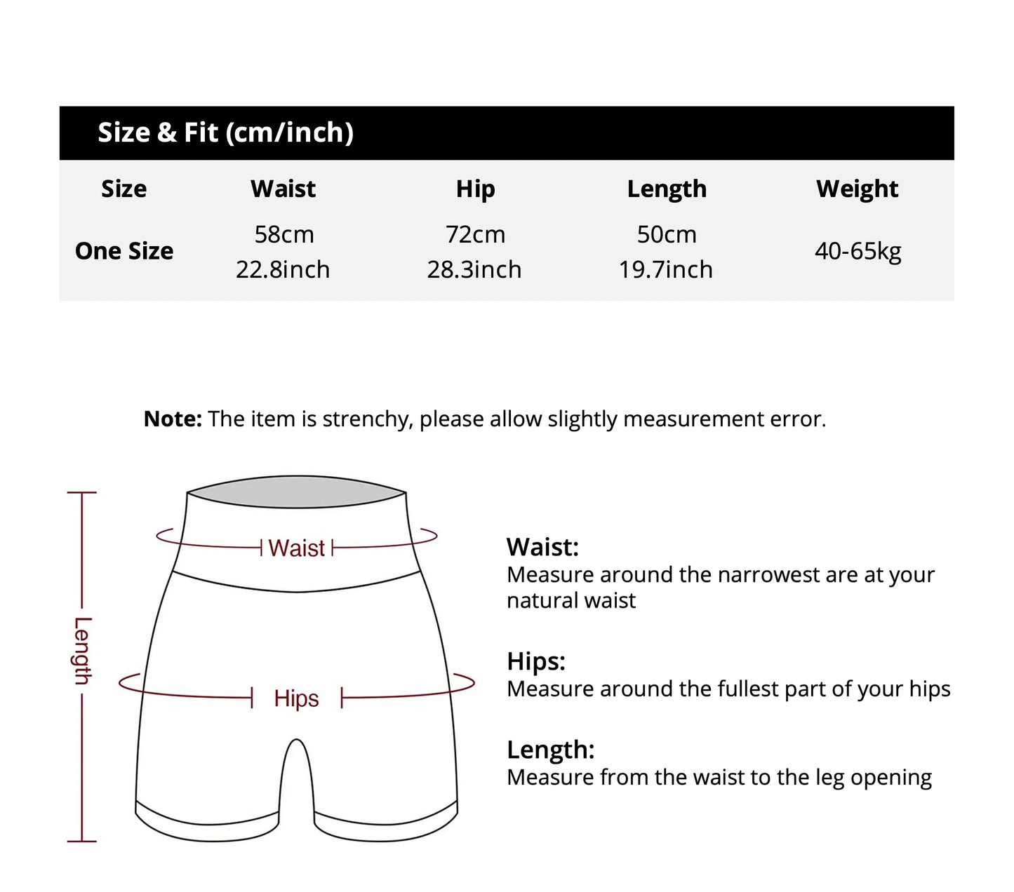 High-waist tummy control bike shorts
