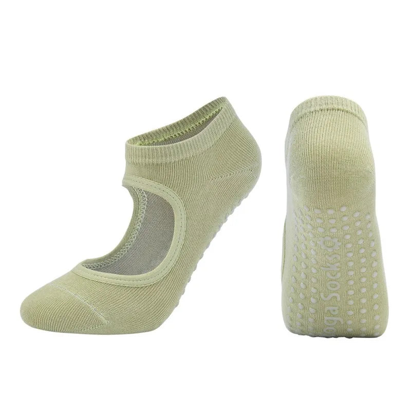 1 Pair Anti-Slip Breathable Pilates Socks