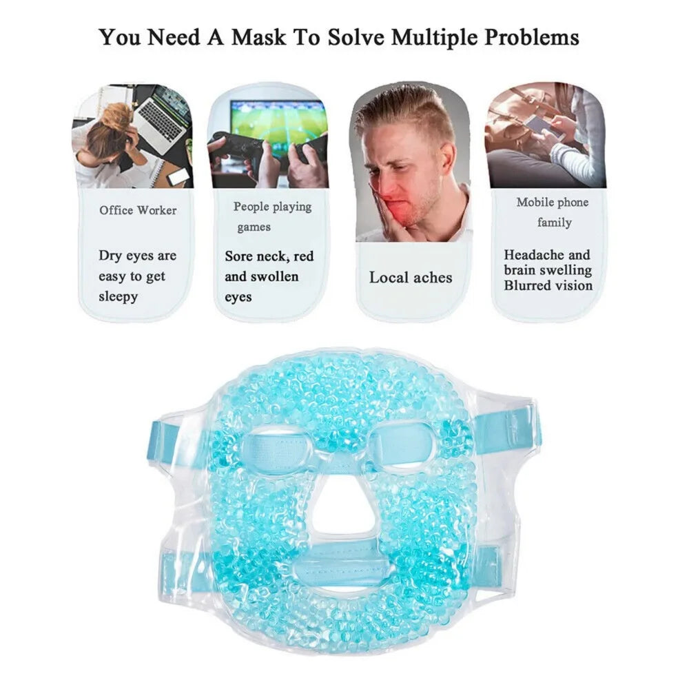 Full Face Therapy Mask with Gel Beads