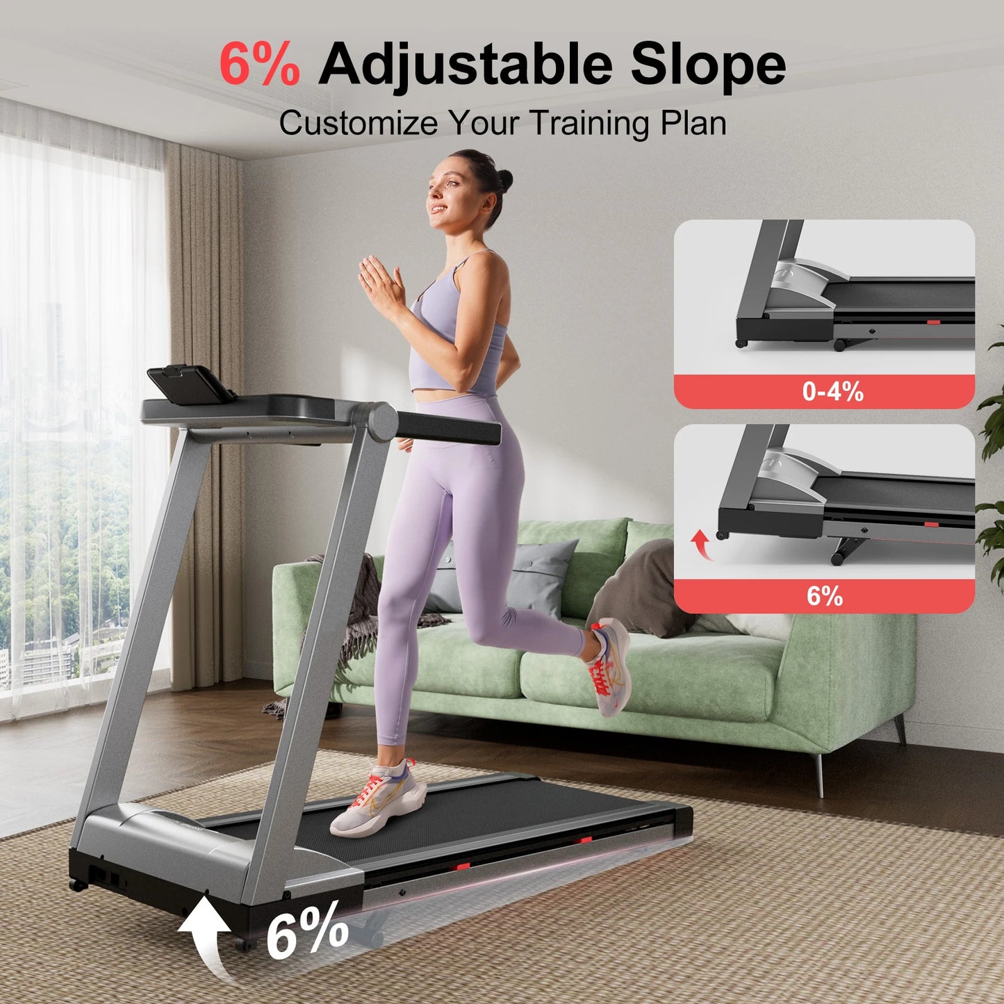 3.5HP Foldable Incline Treadmill /Walking Pad