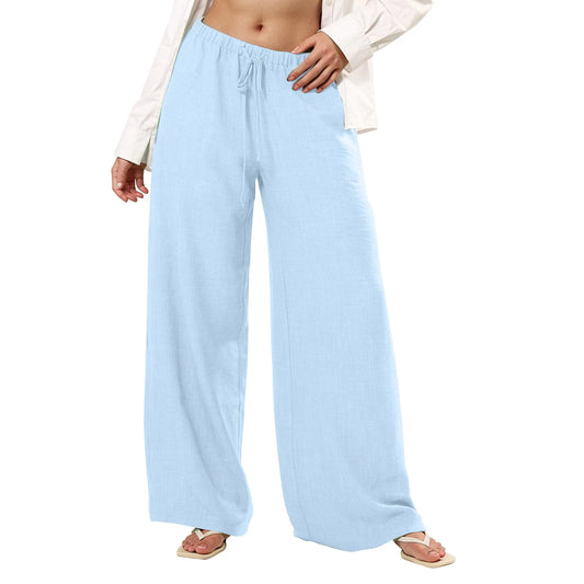 Casual Wide Leg Trousers