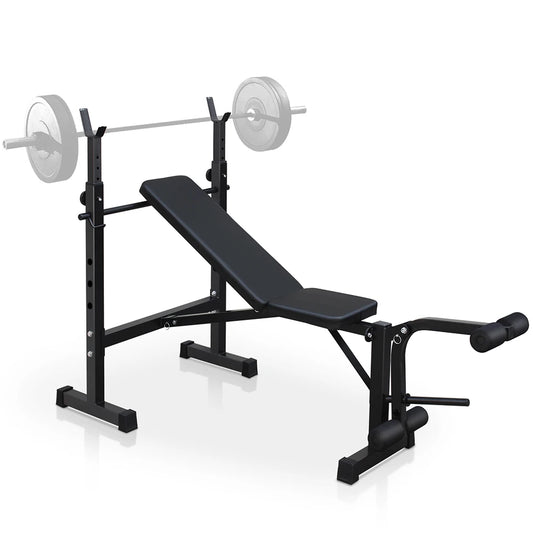 Weight Bench Press Set with Squat Rack