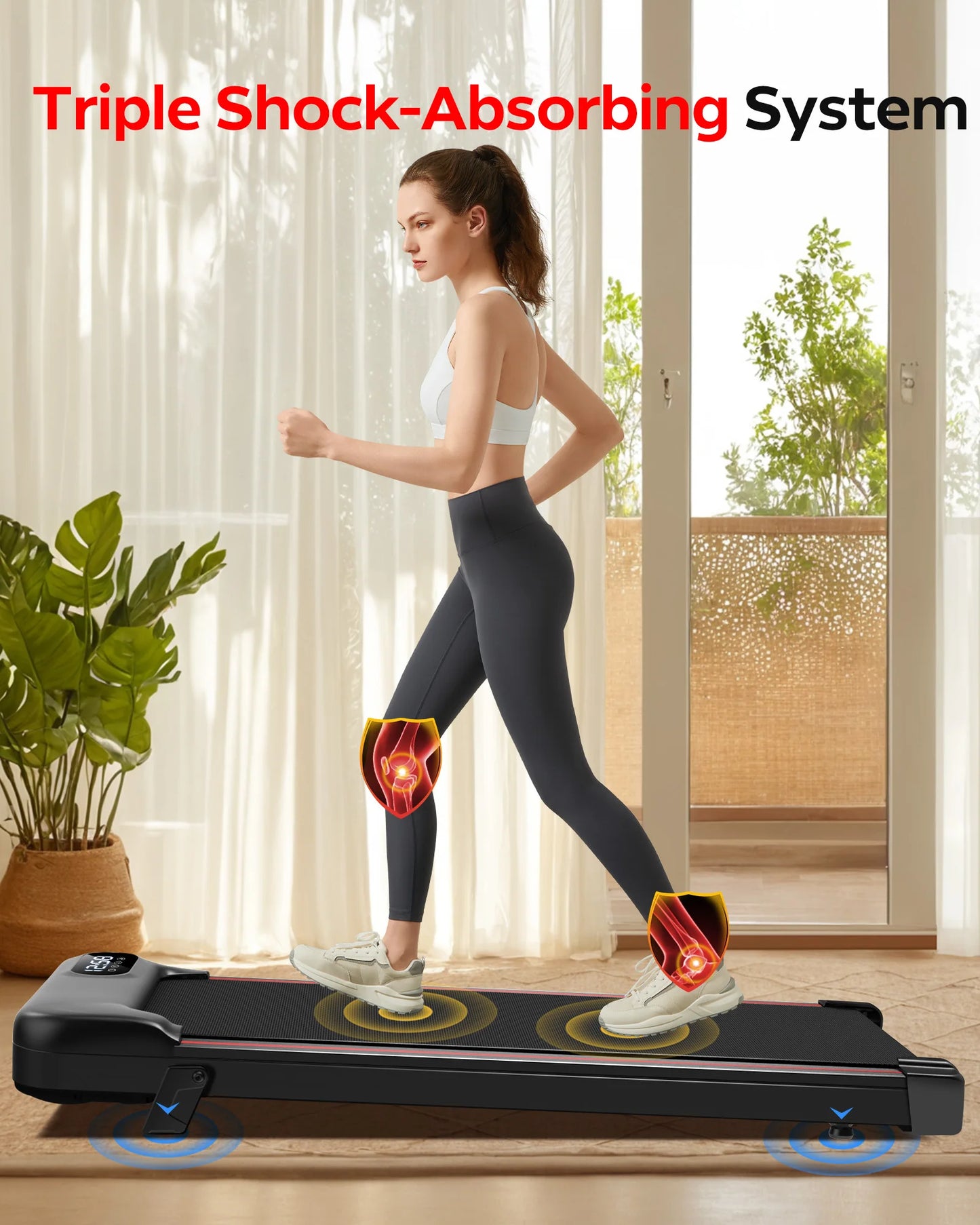2.5 HP Incline Under-Desk Treadmill