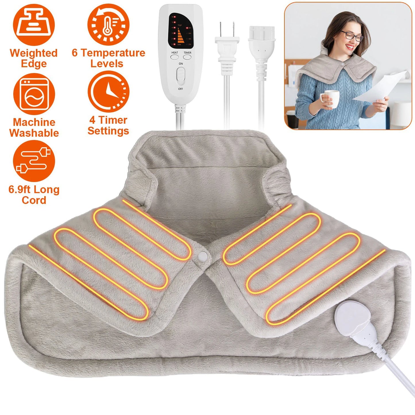 Heating Pad for Neck and Shoulders