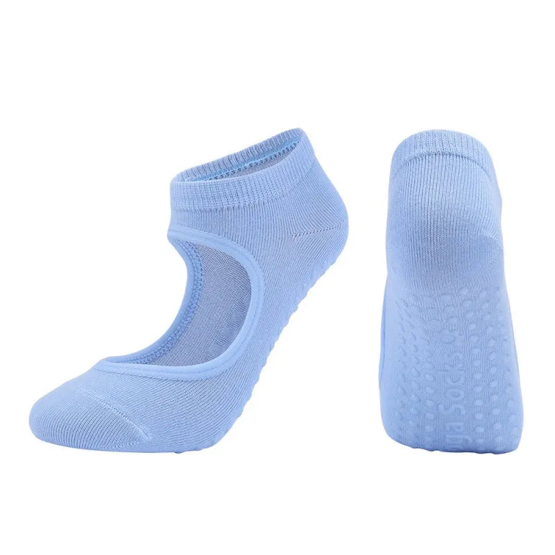 1 Pair Anti-Slip Breathable Pilates Socks
