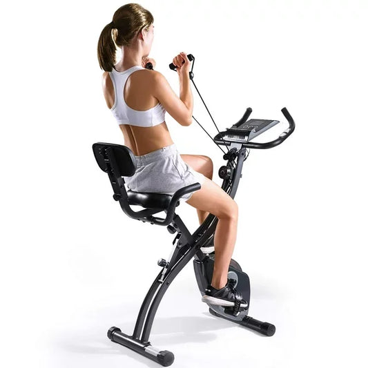 Exercise Bike Folding Magnetic Upright