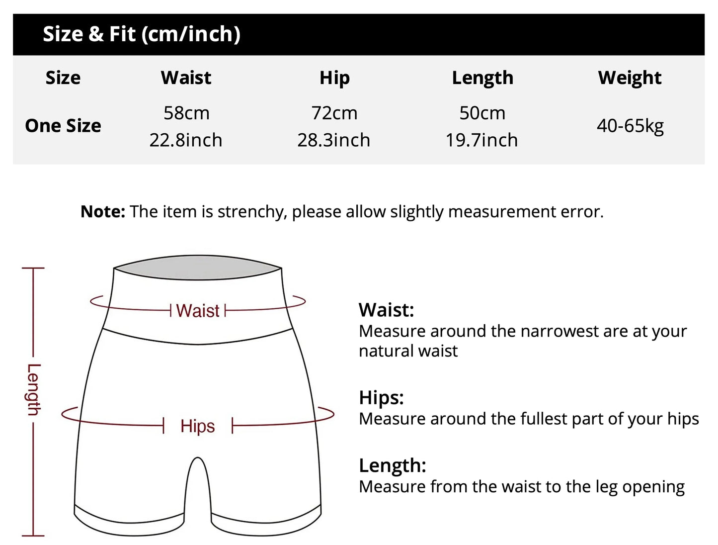 High-waist tummy control bike shorts
