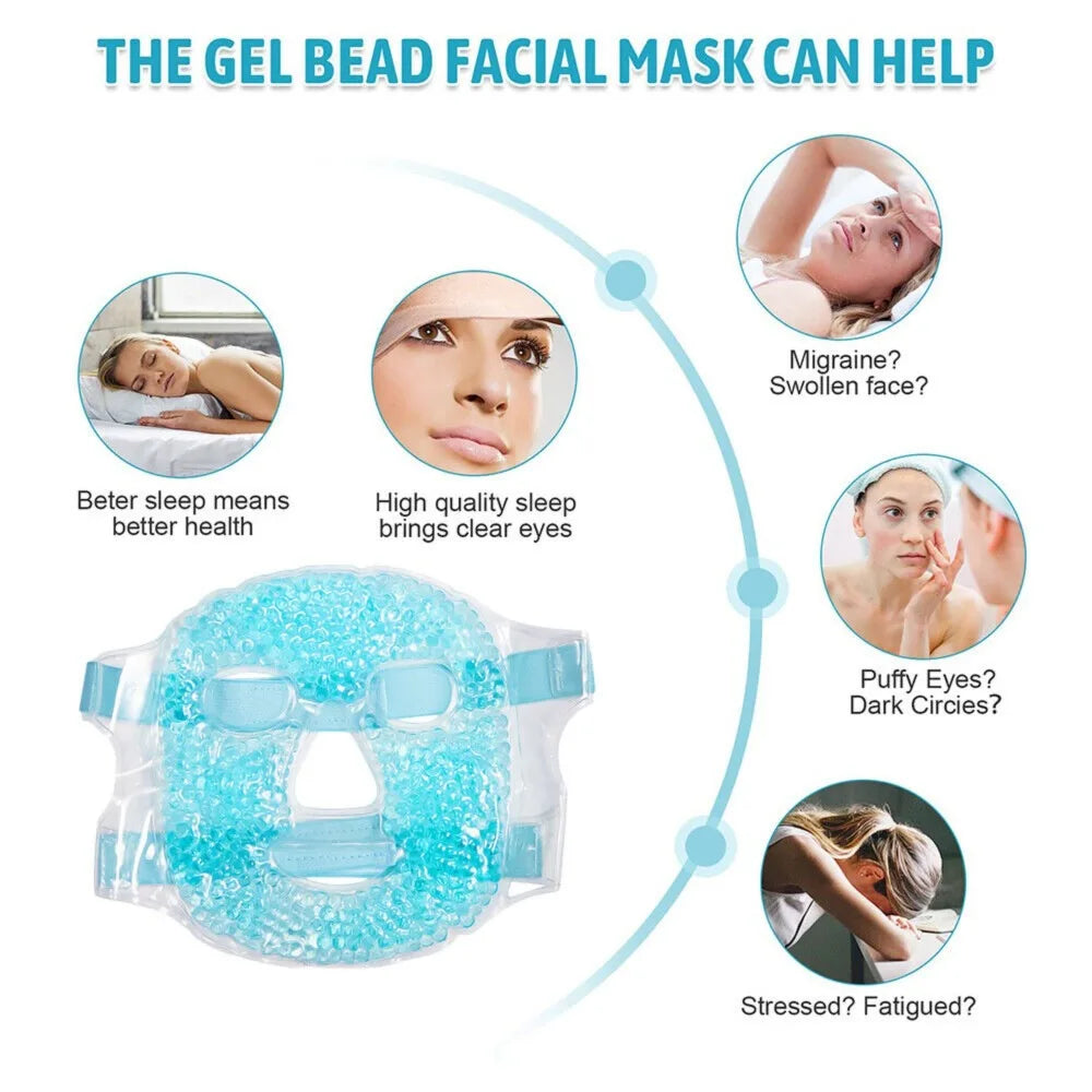 Full Face Therapy Mask with Gel Beads
