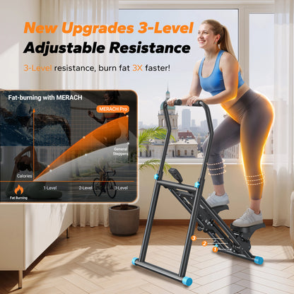 Vertical Compact Folding Exercise Climber