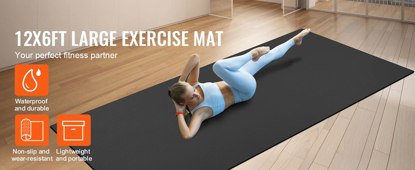 12x6 FT Exercise Mat with Bag